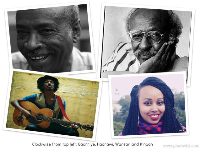 Collage of Somali Poets